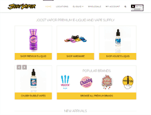 Tablet Screenshot of joostvapor.com